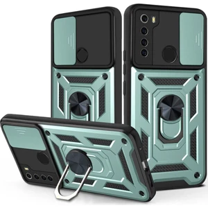 Techno Guru Redmi Note 8 Kılıf Kamera Koruma Sürgülü Şık Pars Tank Sert Silikon Kapak