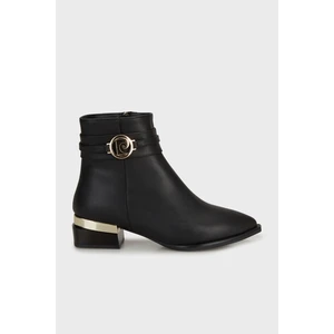 Pierre Cardin Logolu Topuklu Sivrin Burun Bot Bayan Bot PC54988