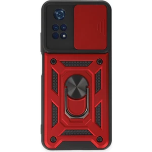 Techno Guru Poco M4 Pro 4g Kılıf Kamera Koruma Sürgülü Şık Pars Tank Sert Silikon Kapak