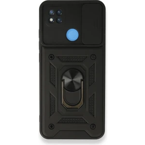 Techno Guru Redmi 9c Kılıf Kamera Koruma Sürgülü Şık Pars Tank Sert Silikon Kapak