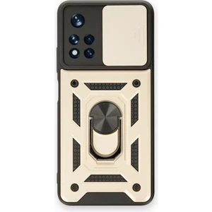 Royal Case Redmi Note 11T Kılıf Tam Koruma Sağlayan Kamera Sürgülü Sert Silikon Kapak Ryc/pars Yüzüklü