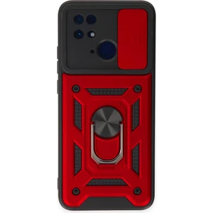 Royal Case Redmi 10C Kılıf Tam Koruma Sağlayan Kamera Sürgülü Sert Silikon Kapak Ryc/pars Yüzüklü