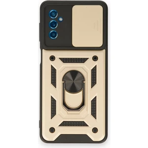 Samsung Galaxy M52 5g Kılıf Kamera Koruma Sürgülü Şık Pars Tank Sert Silikon Kapak