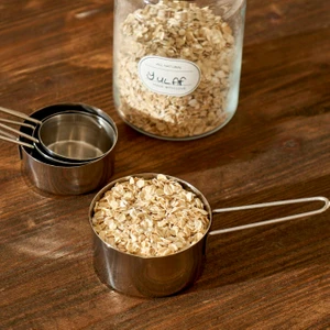 Bella Maison Vave Çelik Ölçü Kabı Seti Beyaz