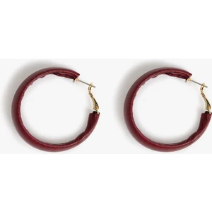 Suni Deri Halka Küpe