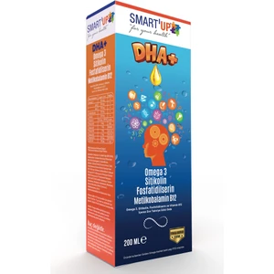 Sitikolin Dha Omega 3 ve Fosfatidilserin iceren Balık Yağı B12 200 ml Şurup