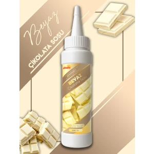 Beyaz Çikolata Sos - Waffle& Krep& Pankek& Tatlı& Dondurma& Kruvasan& San Sebastian Sos - 300 Gr / 225 ml