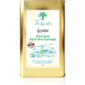 Ipsana Erken Hasat Soğuk Sıkım Zeytinyağı Teneke 3 lt