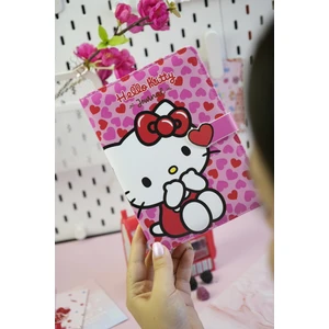Victoria's Journals Hello Kitty Vegan Deri Mıknatıslı Günlük – 13X18 Cm, 224 Sayfa, Özel Iç Tasarımlı Defter