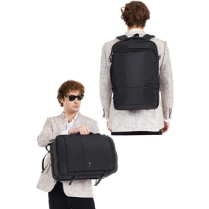 Fonksiyonel Körüklü Erkek Sırt ve Seyahat Çantası 15,6 Inç 40 Litre USB Type-C Aparat Ortopedik