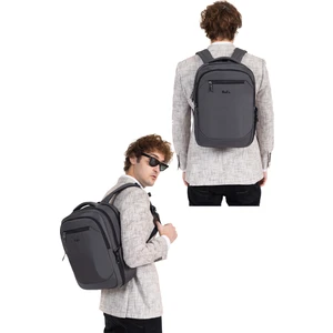 Erkek Sırt Çantası Okul Iş Günlük Kullanım USB Aparat Ortopedik Sırt ve Omuz Askısı 14 Inç