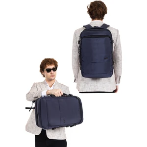 Fonksiyonel Körüklü Erkek Sırt ve Seyahat Çantası 15,6 Inç 40 Litre USB Type-C Aparat Ortopedik