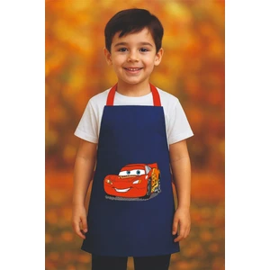 Önlük Sepeti Çocuk Mutfak Önlüğü  Etkinlik Önlüğü 4-12 Yaş Aktivite Önlüğü Mavi