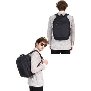 Erkek Sırt Çantası Okul Iş Günlük Kullanım USB Aparat Ortopedik Sırt ve Omuz Askısı 14 Inç