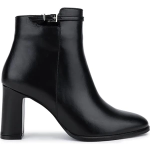 Tamer Tanca Kadın Hakiki Deri Siyah Klasik Bot 33 3500 Bn Bot SK25-26 Sıyah Derı