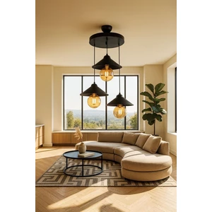 Osc Home Aydınlatma Tasarım Japon 3lü Rustik Avize