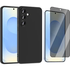 Samsung Galaxy S25 FE Kılıf Zore Mara Lansman Kapak + Hayalet Ekran Koruyucu