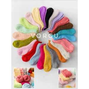 3 Çift Sonbahar ve Kışlık Kadın Havlu Çorap Seti (Extra Yumuşak)