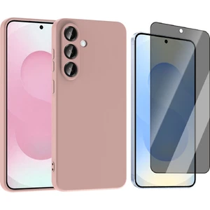 Samsung Galaxy S25 Fe Kılıf Zore Mara Lansman Kapak + Hayalet Ekran Koruyucu