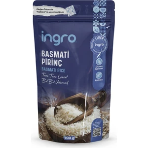 Ingro Glutensiz Basmati Pirinç (Orta Taneli) 700 G