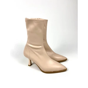 Gloriys Ayakkabı & Çanta Streç Bot 6 cm Ince Topuklu 01603