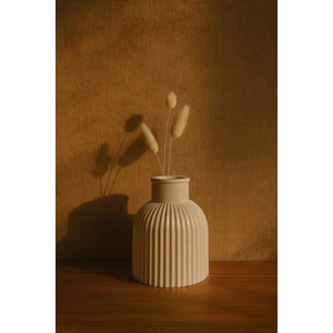 N-E Studio Mini Fitilli Vazo (Oluklu) | Modern Dekoratif Vazo