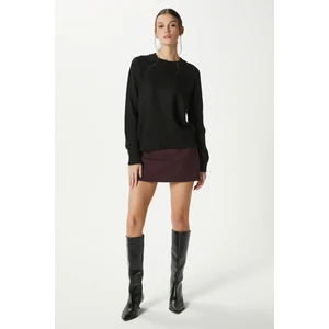 Mushy Siyah Basic Triko Kazak