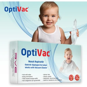 Optivac Bebek Burun Aspiratörü Elektrik Süpürgesi ile Çalışır