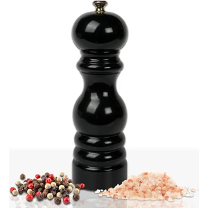 Siyah Ahşap Tuz ve Karabiber El Değirmeni Öğütücü Grinder 18 Cm