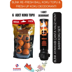 Blinksport Ayakkabı Çanta Koku Giderici Deodorant Sprey & Koku Topu Set SAGDIC0224