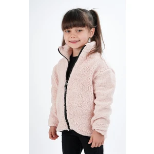 Dublino Kids Kız Çocuk Welsoft Tek Üst Peluş Sweatshirt Hırka Ceket