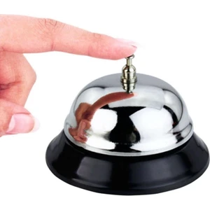 Masaüstü Dekoratif Otel Kafe Resepsiyon Görevli Çağırma Zili Çanı Resepsiyon Zili