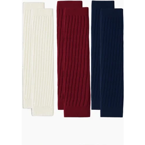 3 Çift Basic Kalın Pamuk Karışımlı Tozluk