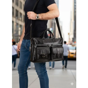 Deri Evrak Notebook (Laptop) Çantası