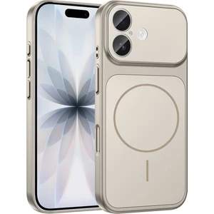 iPhone 16 Kılıf Frms M-Safe Şarj Özellikli Kamera Korumalı Formen Kapak - Gri