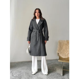 Zeynep Öykü Style Kadın Kaşe Kaban