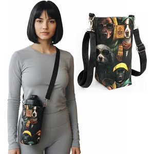 Sevimli Dostlarla Su Molası: Woodycord 2 Litrelik Köpek Figürlü Matara Termos Kılıfı