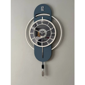 Ortası Aynalı Ahşap Duvar Saati – Sessiz Mekanizma, Şık Ev Dekoru (30–85 Cm)