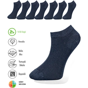 Lion Monroe Erkek 7'li Penye Patik Çorap F3180KXNS