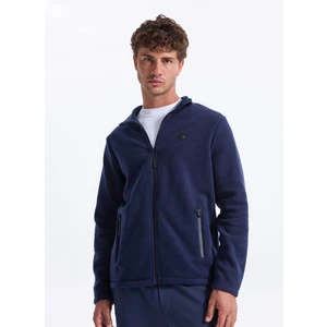 Discovery Expedition D5WM-SWT3301 Lacivert Dik Yaka Basic Düz Erkek Polar Sweatshırt