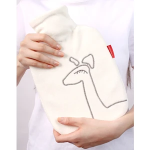 Brosh Germany Koku Yapmayan Sıcak Su Torbası Desenli Kılıflı-Krem 1,8lt