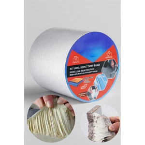Su Sızdırmaz Çamur Bant Çatı Boru Tamir Çatlak Bandı (2 Metre x 10 Cm)