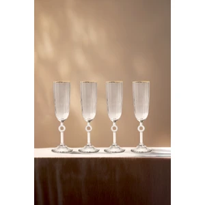 Elite Gold 4'lü Kahve Yanı Bardağı Seti 150 cc