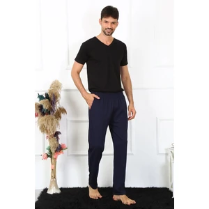 Moda Erkek Pamuk Lacivert Tek Alt Pijama