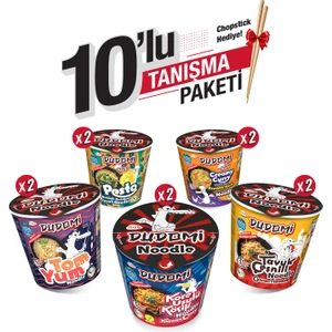 10’lu Noodle Tanışma Paketi + Bambu Chopstick Hediye!