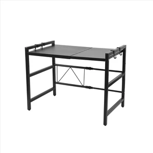 Genişletilebilir Mikrodalga Fırın Rafı 2 Katmanlı Ayarlanabilir Mutfak Tezgahı Raf Ekmek Kızartma Makinesi Rafı Ağır Hizmet Tipi Stand Organizatör (Yurt Dışından)