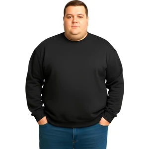 Erkek Büyük Beden Oversize 3 Iplik Uzun Kollu Sweatshirt 3xl-4xl-5xl-6xl-7xl-8xl-9xl