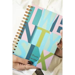 Victoria's Journals Spiralli Sert Kapak 2026 Haftalık Motivasyon Ajandası A5