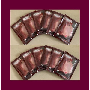 Kına İçeren Saç Boyası Bordo Renk (Koyu Kızıl) 10 gr - 12 Adet