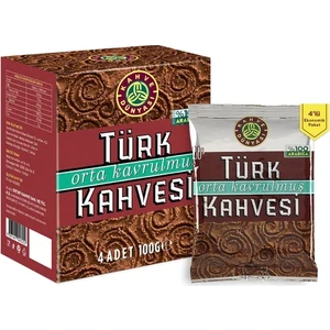 Kahve Dünyası Orta Kavrulmuş Türk Kahvesi 4lü Kutu 100 gr